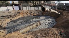 آثار قصف الاحتلال لمنطقة الصفطاوي في جباليا شمال غزة