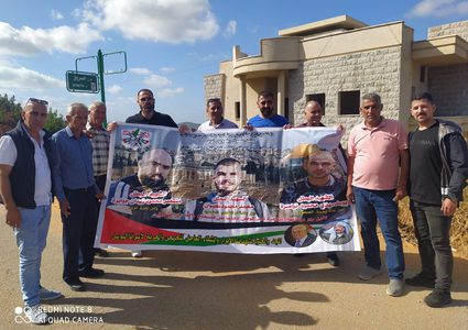 فتح بجنين تقدم التعازي لعائلة الشهيد محمد كيوان في أم الفحم