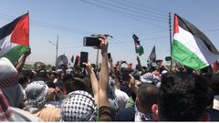 وقفة إسناد لأهالي القدس وحي الشيخ جراح في طوباس