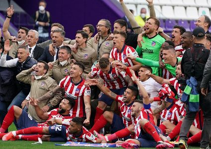 أتلتيكو مدريد يتوج بلقب بطل الدوري الإسباني