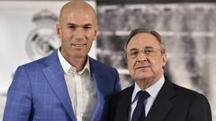 رئيس ريال مدريد يقنع زيدان بتأجيل إعلان مصيره