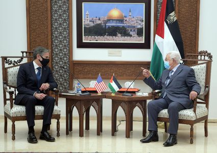 الرئيس محمود عباس يستقبل وزير الخارجية الأميركي