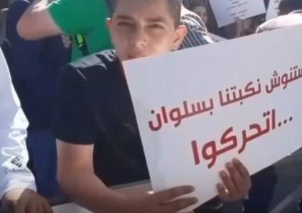 الاحتلال يقمع وقفة تضامنية منددة بتهجير أهالي حي بطن الهوى