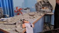 اّثار عدوان الاحتلال الأخير على بعض مدارس غزة
