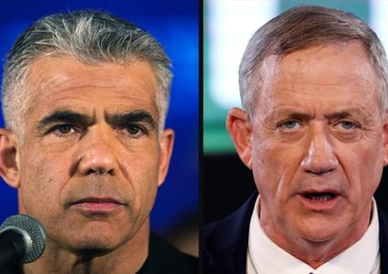 غانتس ولابيد يوقعان على اتفاق ائتلافي حكومي