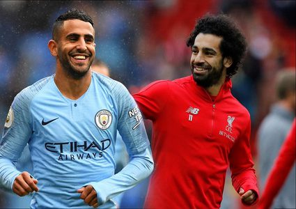 صلاح ومحرز خارج المرشحين للأفضل في إنجلترا