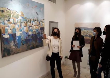 افتتاح المعرض الفني "فلسطين في القلب" بالقاهرة