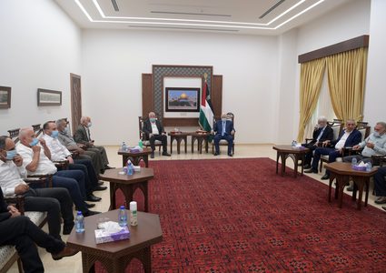 الرئيس يستقبل أمناء سر أقاليم "فتح" في الضفة الغربية