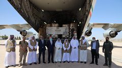 الهيئة الخيرية الأردنية تستلم مساعدات كويتية لصالح فلسطين