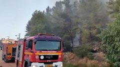 حريق هائل في جبل القفزة بالناصرة