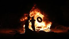 بدء فعاليات "الإرباك الليلي" على جبل صبيح في بلدة بيتا بنابلس