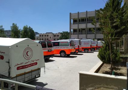الهلال الأحمر يجهز مستشفا ميدايا في بيتا