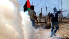 إصابات خلال قمع الاحتلال لتظاهرة سلمية في نعلين