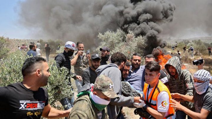 قوات الاحتلال تقمع وقفة منددة بالاستيطان في مسافر يطا