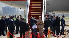 السيسي يصل إلى بغداد للمشاركة في القمة الثلاثية