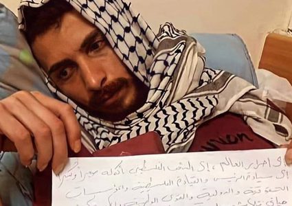 الغضنفر يواجه وضعا صحيا خطيرا في يومه 62 من الإضراب عن الطعام