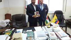 الأمين العام للاتحاد العام للكتاب والأدباء يستقبل سفير الإكوادور