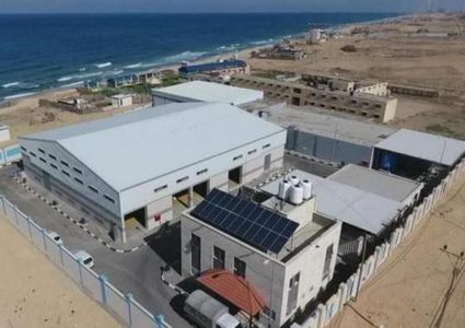 إعادة تشغيل محطة تحلية مياه البحر شمال القطاع بعد توقفها لأيام