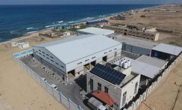 إعادة تشغيل محطة تحلية مياه البحر شمال القطاع بعد توقفها لأيام