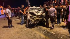 إصابة 10 أشخاص بحادث طرق عند مدخل عرعرة النقب