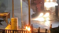 شبان يحرقون كاميرات تابعة للاحتلال في بلدة سلوان