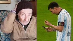 ميسي يوجه رسالة بعد سماعه قصة المشجع المئوي المخلص