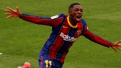 اجتماع حاسم بشأن مستقبل الفرنسي ديمبلي مع برشلونة