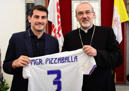 وفد من مؤسسة ريال مدريد يزور البطريركية اللاتينية في القدس