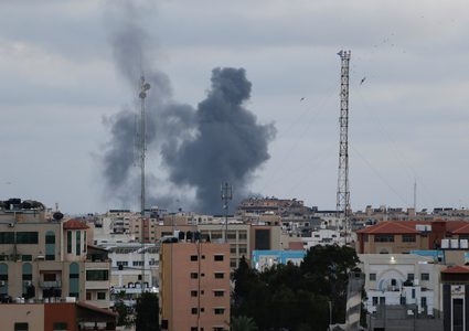 إصابات بانفجار في سوق الزاوية في غزة