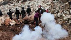 إصابات بالرصاص خلال مواجهات مع الاحتلال في بيت دجن شرق نابلس