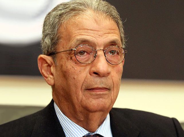 عمرو موسى: فلسطين أمام فرصة أخيرة لإنقاذ إقامة الدولة