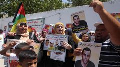 وقفة اسناد مع الأسرى المضربين عن الطعام في الخليل