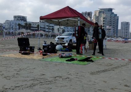 مواصلة البحث عن شاب غرق في بحر يافا