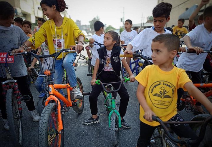 انطلاق ماراثون لأكثر من 100 طفل برفح.. بالتزامن مع سباق ماراثون في بروكسل ومانشستر ونيودلهي .. تصوير هاني الشاعر