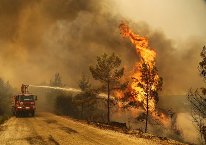 ارتفاع حصيلة قتلى حرائق الغابات إلى 8 في تركيا