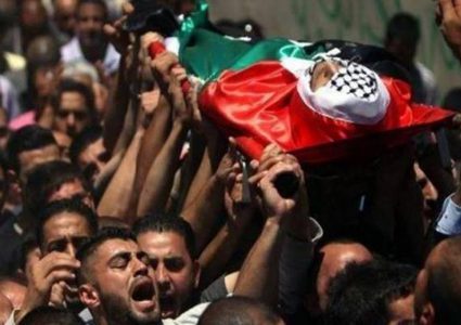 تشييع جثمان الشهيد عماد دويكات إلى مثواه الأخير في بلدة بيتا