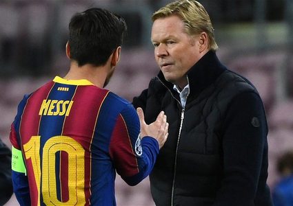 أول تعليق لمدرب برشلونة على رحيل ميسي