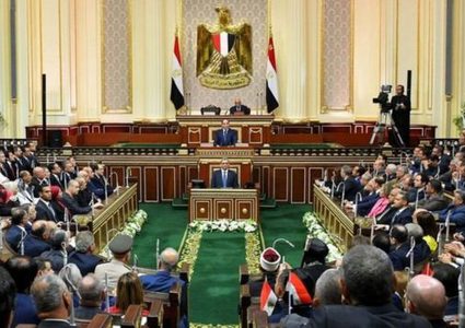 وفد المنظمة يطلع مجلس النواب المصري على تطورات الأوضاع بفلسطين