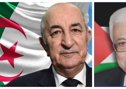 الرئيس محمود عباس يعزي نظيره الجزائري بضحايا الحرائق