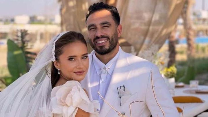 زفاف نيللي كريم وهشام عاشور في الساحل الشمالي