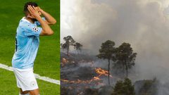 محرز و نجوم المنتخب الجزائري يتعاطفون مع ضحايا الحرائق ببلادهم