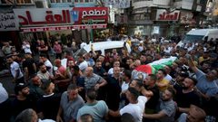 تشييع جثمان الشهيد ضياء الصباريني في