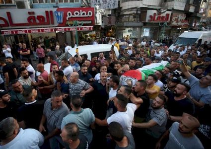 تشييع جثمان الشهيد ضياء الصباريني في