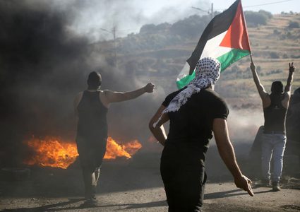 إصابات بالرصاص المعدني جراء قمع الاحتلال مسيرة جنوب نابلس