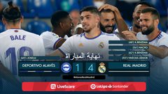 ريال مدريد يفتتح الدوري الاسباني برباعية في ألافيس