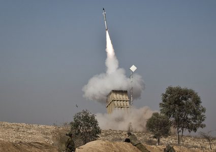 القبة الحديدية تعترض صاروخاً أطلق من قطاع غزة