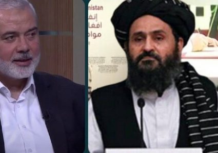 هنية يهنئ رئيس حركة طالبان "باندحار الاحتلال"عن أفغانستان