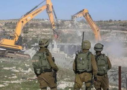 الاحتلال يهدم منشأة تجارية في بلدة يعبد للمرة الثانية