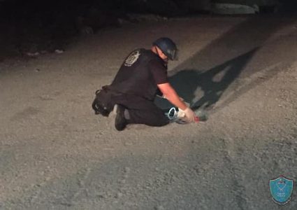 بيت ساحور: الشرطة تبطل مفعول عبوة معدة للانفجار