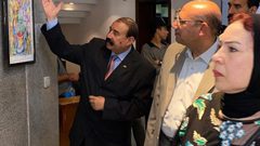 معرض التشكيلي "فلسطين في ضمير العالم" يختتم أعماله بدار الأوبرا